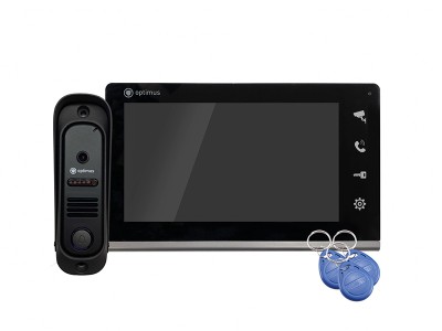Комплект видеодомофона Optimus Leader 2.0 IK-7.0 (b+b)